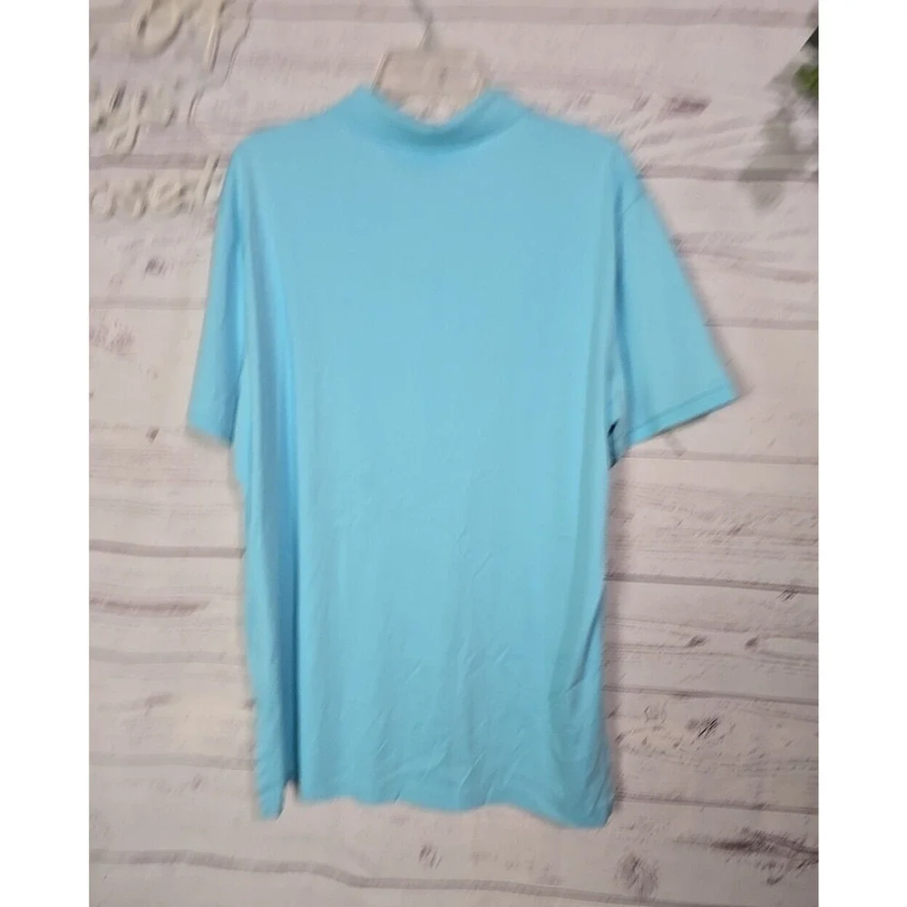 Polo Ralph Lauren Blue Pima Soft Touch Short Sleeve Golf Polo‎ Shirt Men's SZ XL